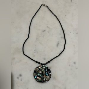 Rainbow Abalone Necklace